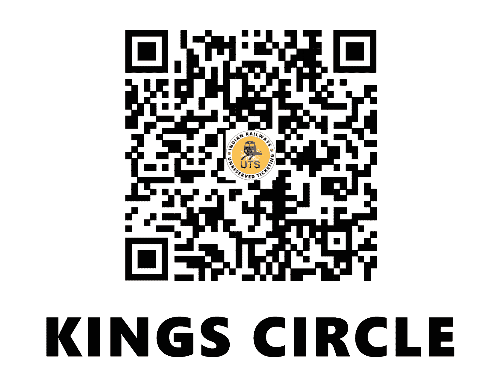 UTS QR Code for Kings Circle - KCE